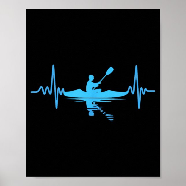 Kayak Novelty For Men Women Kayaker Kayaking Kayak Poster (Front)