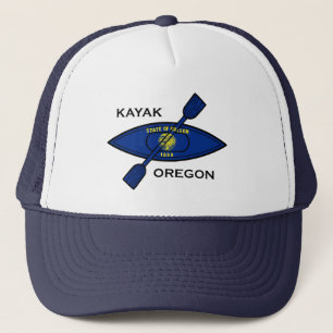 Kayak Oregon Flag Trucker Hat