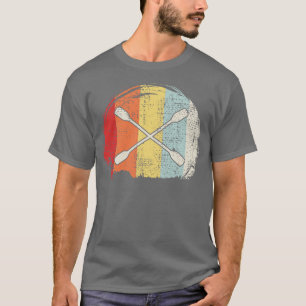Kayak Paddle Retro T-Shirt