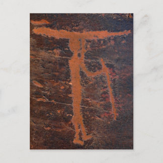 Kayak Petroglyph Postcard