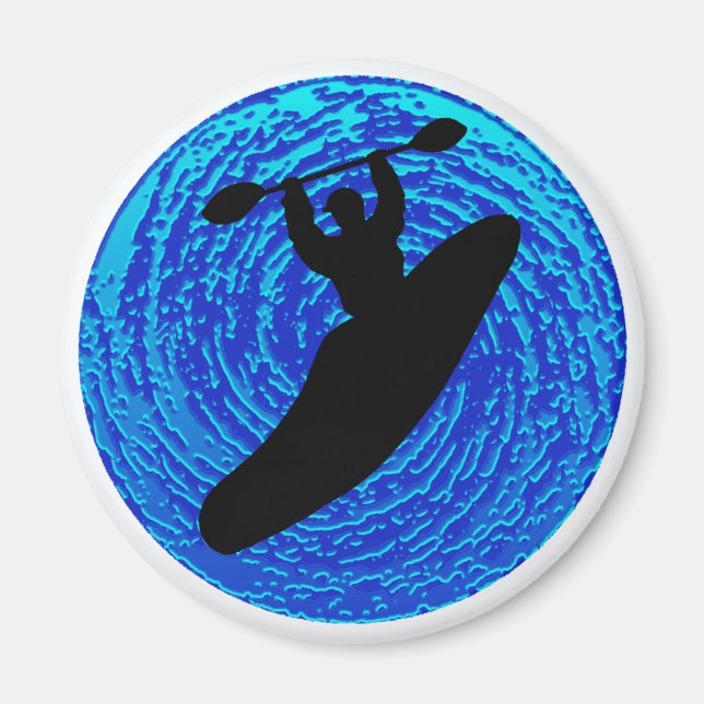 Kayak Soulful Flows Magnet (Front)