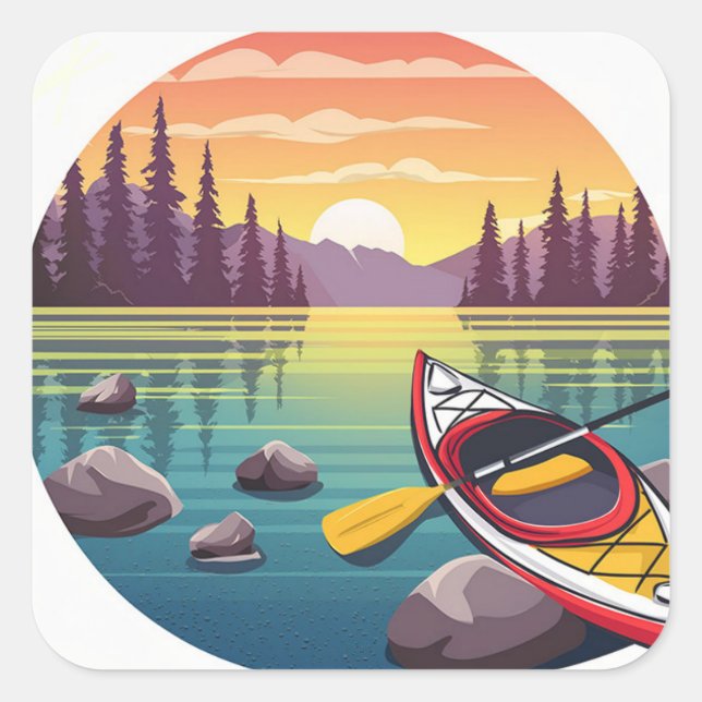 Kayak Sticker (Front)