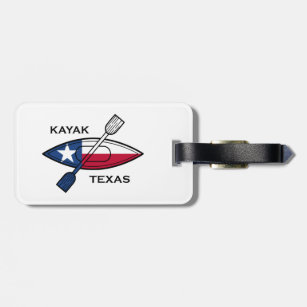 Kayak Texas Flag Luggage Tag