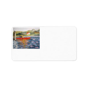 Kayaker address labels you personalize