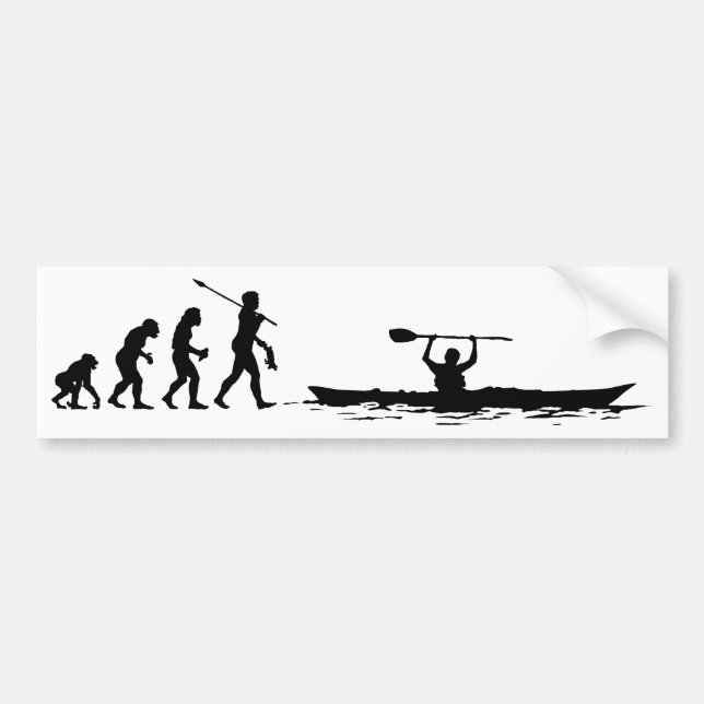 Kayaker Bumper Sticker (Front)