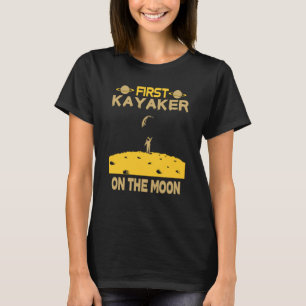 Kayaker On The Moon T-Shirt