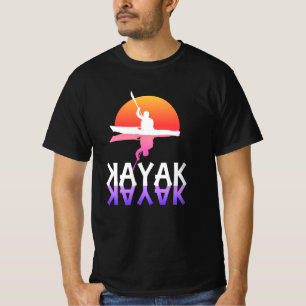 Kayaker silhouette   Kayaking T-Shirt