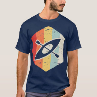 Kayaking amp White Water Kayak Retro Vintage T-Shirt