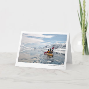 Kayaking at Skontorp Cove, Paradise Harbour Card