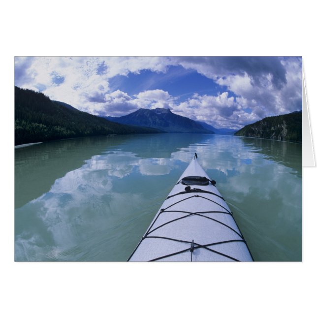 Kayaking at the end end of Azure Lake in Wells (Front Horizontal)