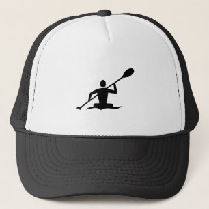Kayaking - Black Trucker Hat