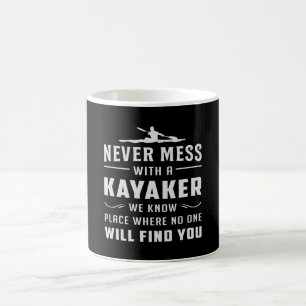 Kayaking Canoe Kayak Canoeing Paddle Funny Gift Coffee Mug