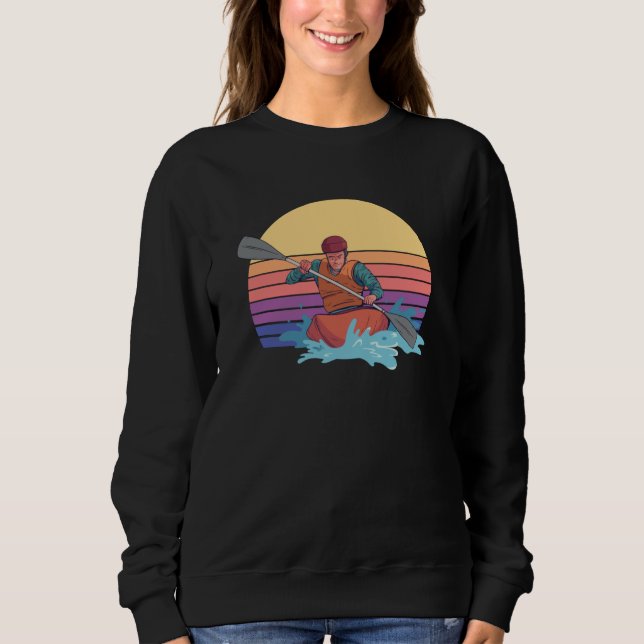Kayaking Canoeing Sweatshirt (Front)