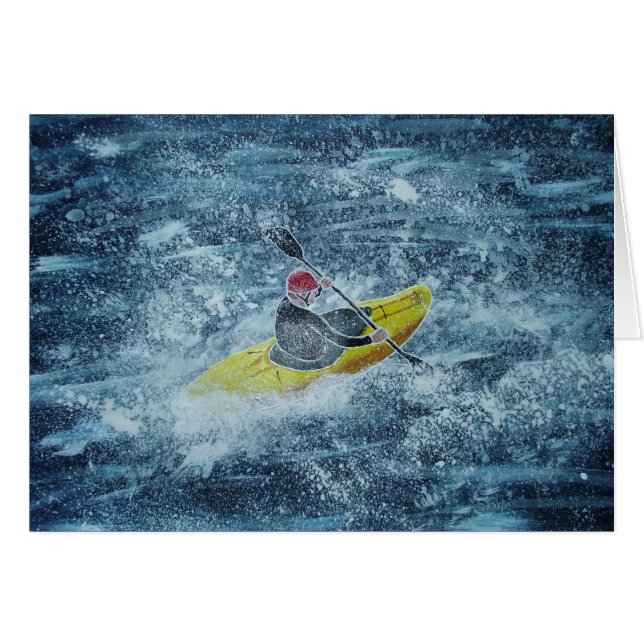 Kayaking card (Front Horizontal)
