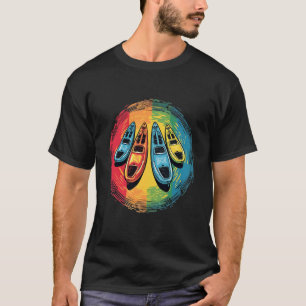 Kayaking Colourful Kayak Canoe Kayaker Pop T-Shirt