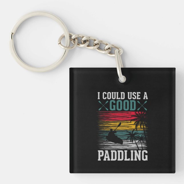 Kayaking Could Use Paddling Keychain (Front)