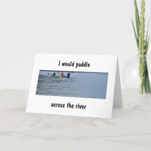 KAYAKING, DRIVING, FLYING/DRIVING get to "YOU" Holiday Card