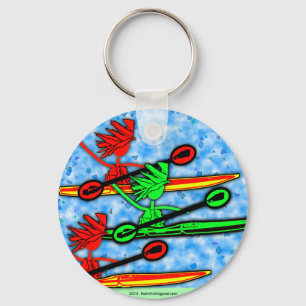 Kayaking Good For The Soul Keychain