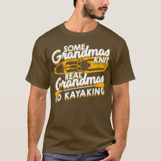 Kayaking Grandma Kayaker Grandmom Gift T-Shirt