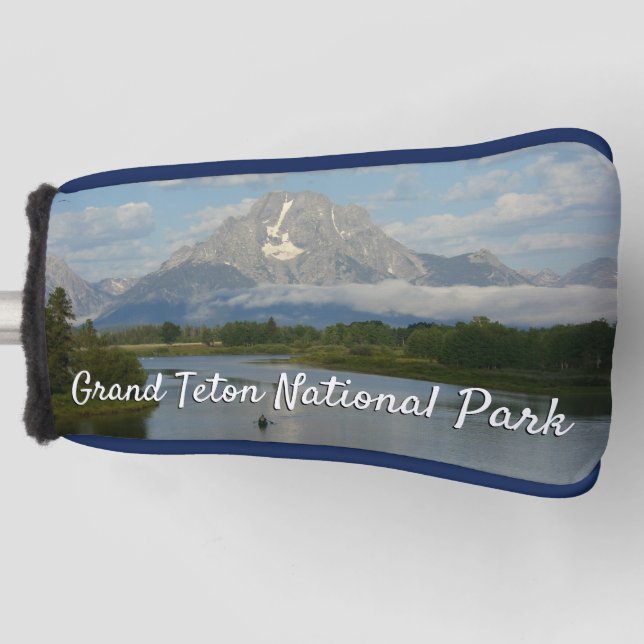 Kayaking in Grand Teton National Park Golf Head Cover (Front)
