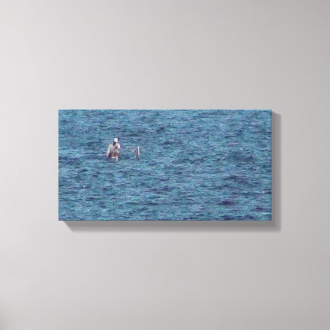 Kayaking in Hawaii Canvas Print (Front)