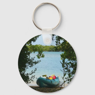 Kayaking in St. Thomas US Virgin Islands Keychain