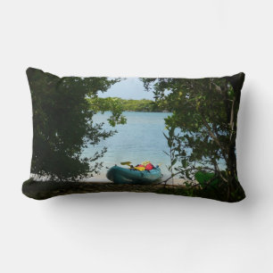 Kayaking in St. Thomas US Virgin Islands Lumbar Pillow