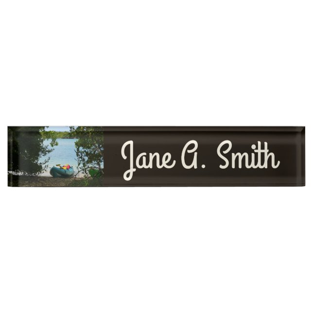 Kayaking in St. Thomas US Virgin Islands Nameplate (Front)