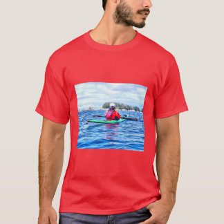 Kayaking in the Baranof Islands in Alaska Oversize T-Shirt