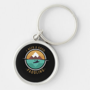 Kayaking Kayak Paddling Keychain