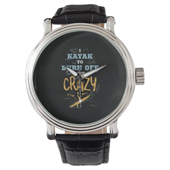 Kayaking Kayaker Watch (Front)