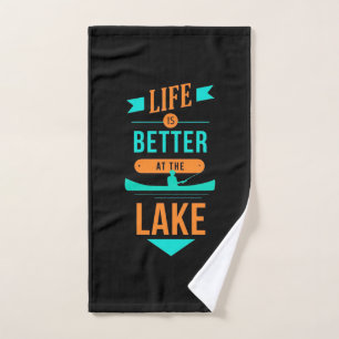 Kayaking Life Is Better At The Lake Hand Towel
