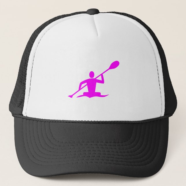 Kayaking - Magenta Trucker Hat (Front)