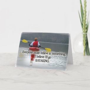 KAYAKING MOTTO / QUOTE CARD