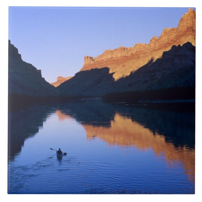 Kayaking on the Colorado River in Spanish Tile (Front)