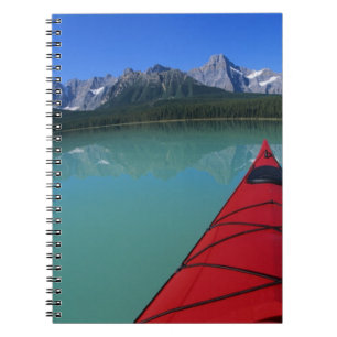 Kayaking on Waterfowl Lake below Howse Peak Notebook