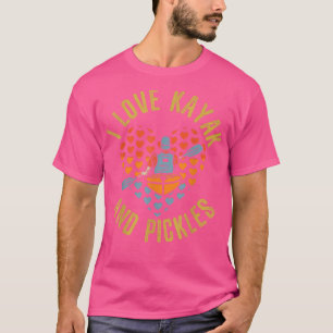 Kayaking Paddling Canoeing Retro Kayak  T-Shirt