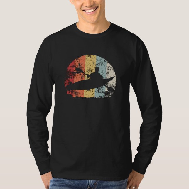 Kayaking Retro T-Shirt (Front)