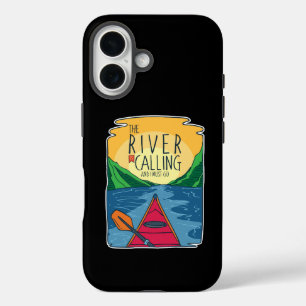 Kayaking - River Is Calling And I Must Go iPhone 16 Case