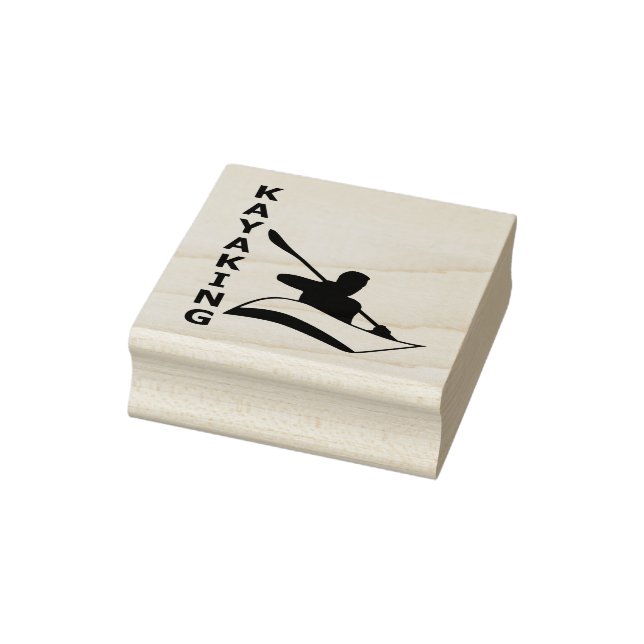 Kayaking Rubber Stamp (Stamp)