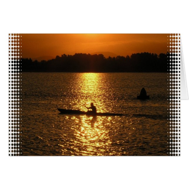 Kayaking Sunset (Front Horizontal)