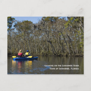 Kayaking the Suwannee River Postcard