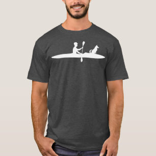 Kayaking with dog Funny Kayak Lover Gift Idea T-Shirt