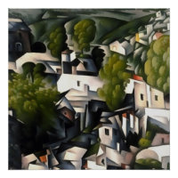 Kayakoy Village Greek Houses Abstract Art