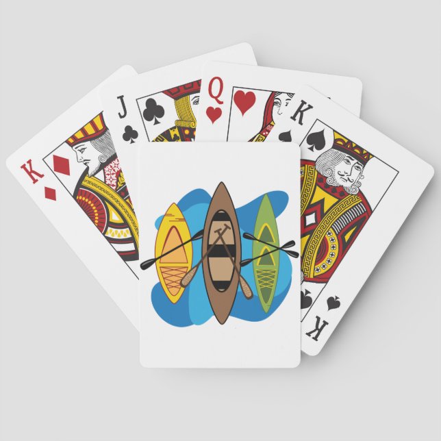 Kayaks Playing Cards (Back)