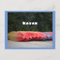 Kayaks Postcard