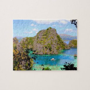 Kayangan Lake in Palawan Philippines Jigsaw Puzzle