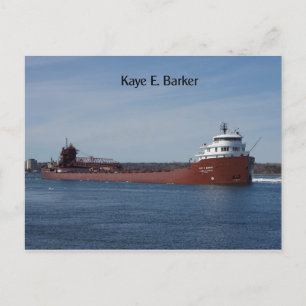Kaye E. Barker post card