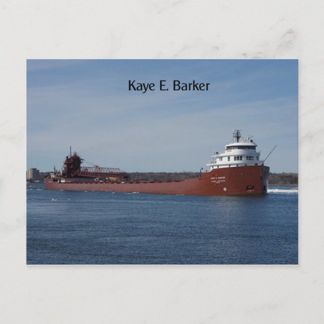 Kaye E. Barker post card (Front)
