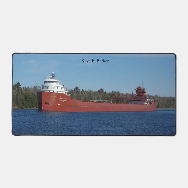 Kaye E, tapis de bureau de Barker (Recto)
